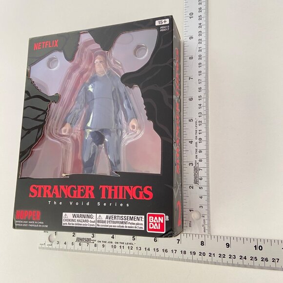 Stranger Things Netflix Hopper Action Figure The Void Series Bandai Collectible - Picture 10 of 12
